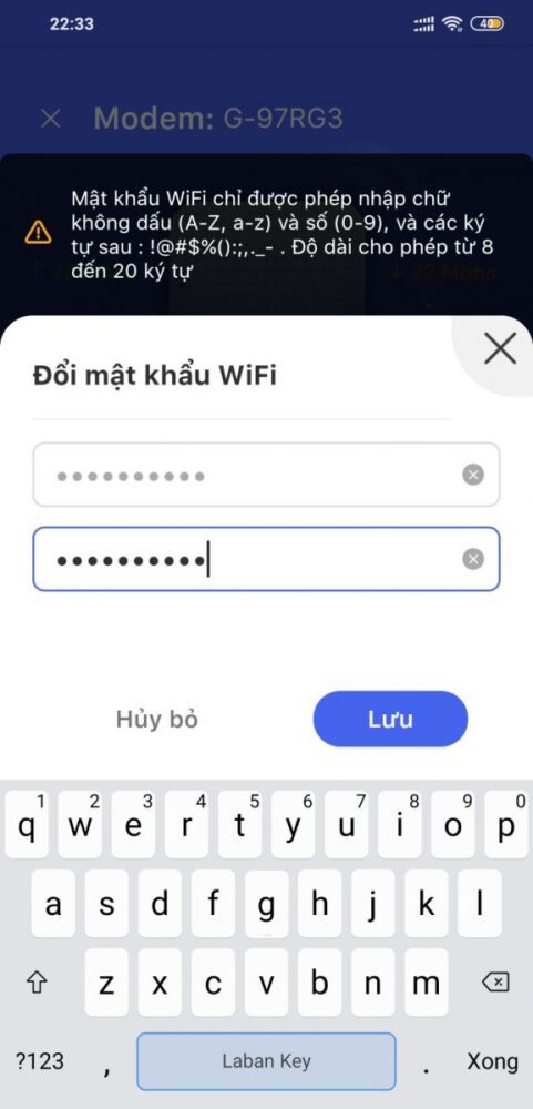 cách đổi mật khẩu WiFi Tenda