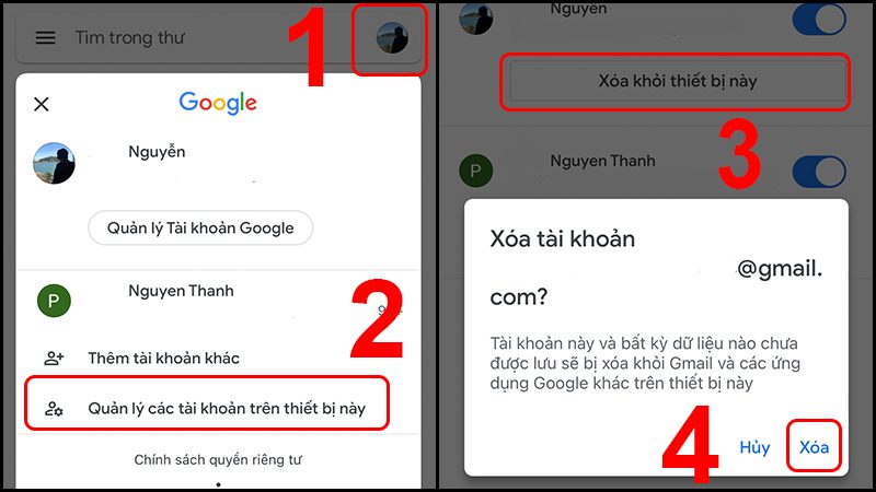 Cách xóa tài khoản Google vĩnh viễn trên máy tính hoặc điện thoại