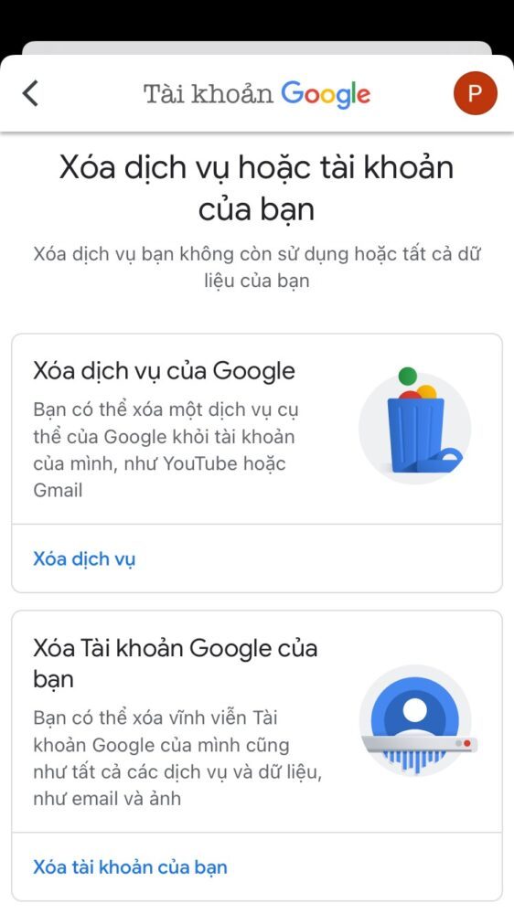 Cách xóa tài khoản Google vĩnh viễn trên máy tính hoặc điện thoại