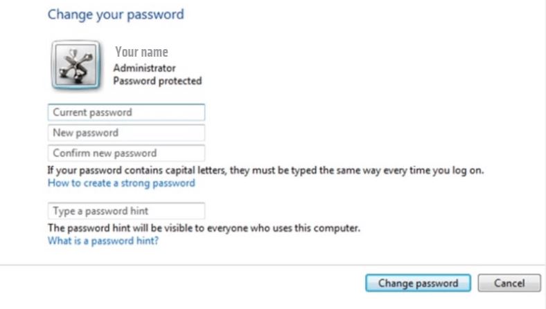 password hint là gì
