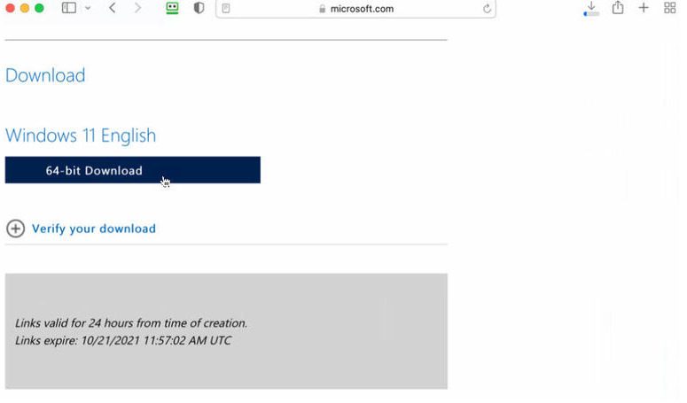 cách cài Win 11 lên Macbook