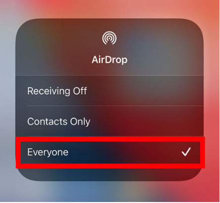 cách bật AirDrop