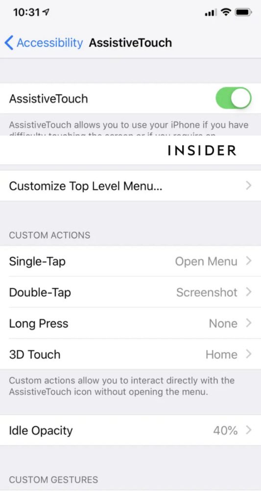cách chụp màn hình iPhone