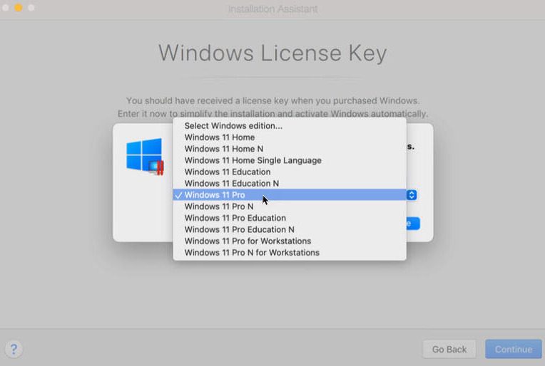 cách cài Win 11 lên Macbook