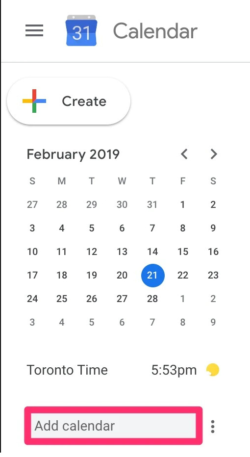 cách sử dụng google calendar