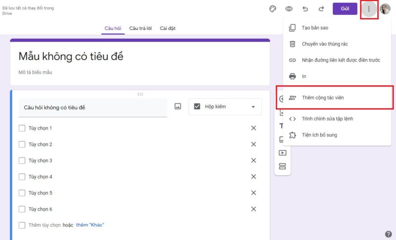 Cách sử dụng Google Form tạo bài kiểm tra online nhanh