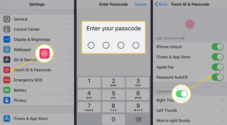 cách đặt mật khẩu cho ứng dụng trên iPhone
