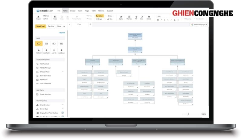Phần mềm vẽ sơ đồ tổ chức: Với phần mềm vẽ sơ đồ tổ chức, bạn có thể tổ chức mọi thông tin của mình một cách dễ dàng hơn bao giờ hết. Tính năng tùy chỉnh và linh hoạt giúp bạn tạo ra những sơ đồ tổ chức chuyên nghiệp và đẳng cấp. Hãy xem hình ảnh về phần mềm này để tìm hiểu thêm những tính năng hữu ích của nó nhé!