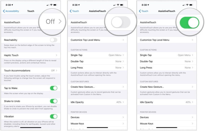 cách chụp màn hình iPhone