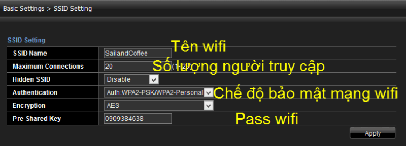 cách đổi mật khẩu WiFi Viettel