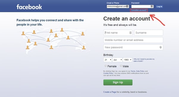 cách lấy lại mật khẩu facebook bằng mật khẩu cũ