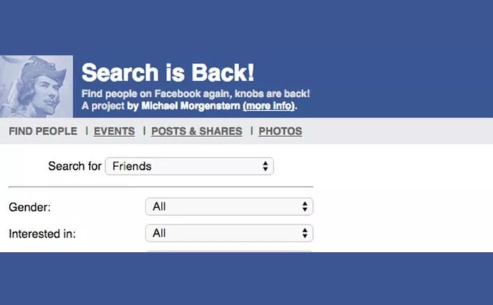 Sử dụng phần mềm quét ảnh tìm Facebook