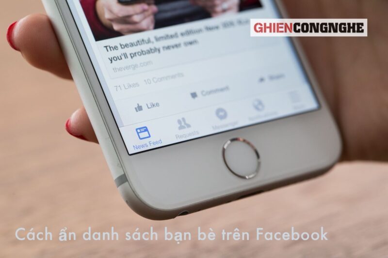 Cách ẩn danh sách bạn bè trên Facebook nhanh và đơn giản