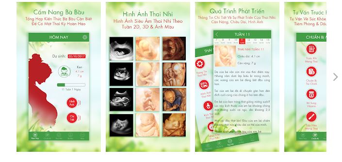 Cẩm Nang Bà Bầu - App theo dõi thai kỳ