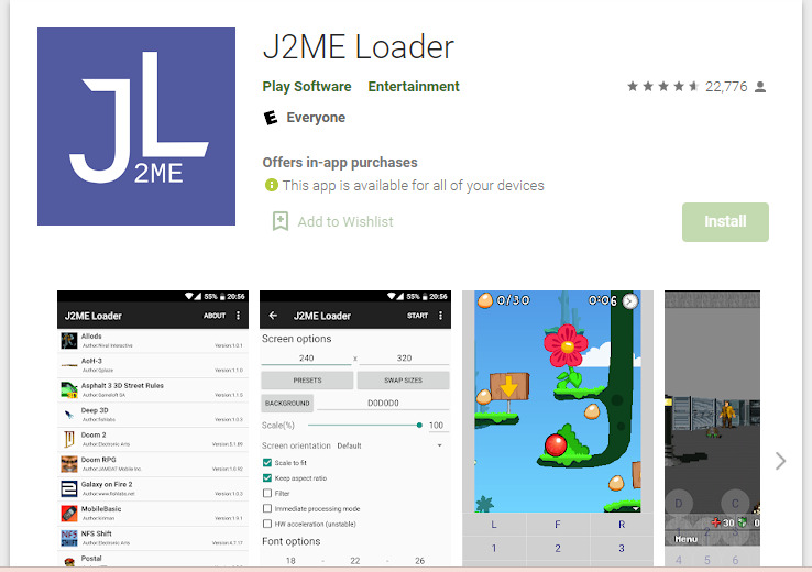 giả lập Java bên trên Android - J2ME