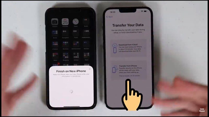 Chuyển dữ liệu từ iPhone sang iPhone bằng QR code