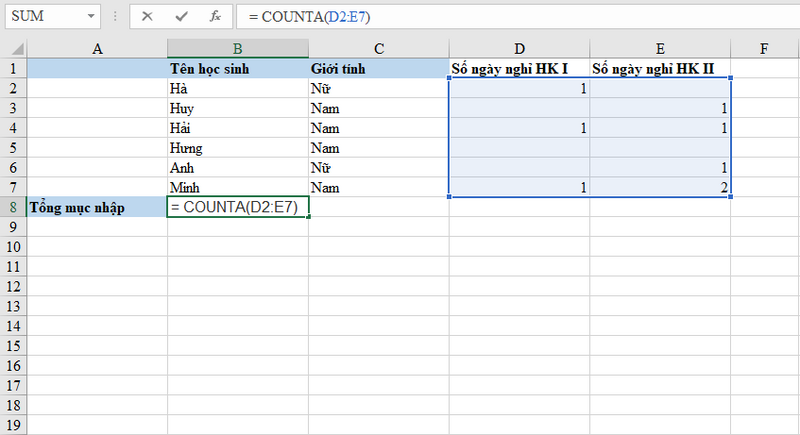 Hướng dẫn 3 cách đánh số thứ tự trong Excel cực dễ