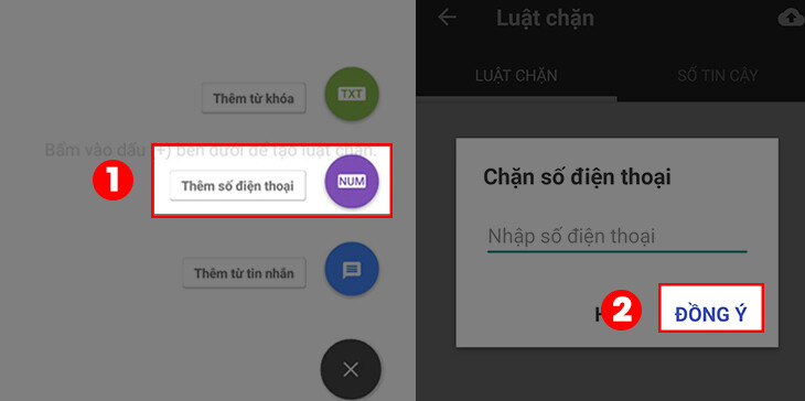 Cách ngăn lời nhắn rác rến bên trên Android
