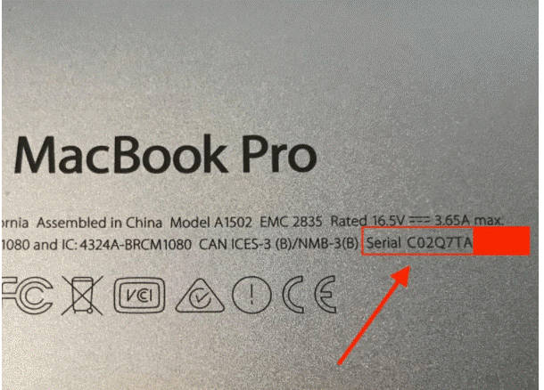 cách kiểm tra macbook chính hãng