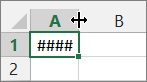 Lỗi #### trong Excel là gì?
