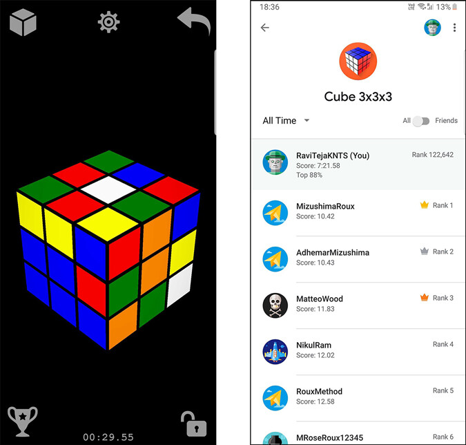 Magic Cube Puzzle 3D - app giải rubik