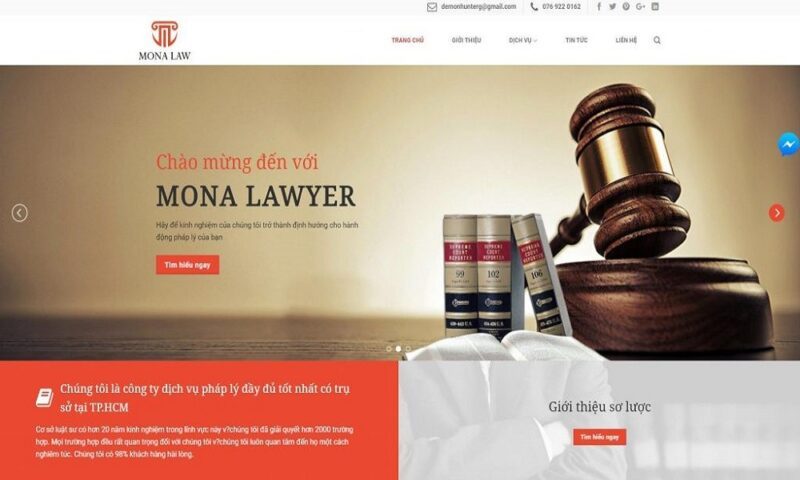 Giải pháp thiết kế website công ty luật hiệu quả và chuyên nghiệp thiết kế website công ty luật
