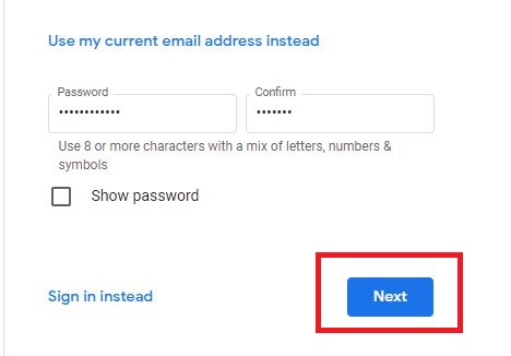 Cách tạo Gmail không cần số điện thoại