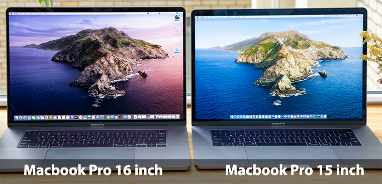 So sánh MacBook Pro 15 inch và 16 inch – Chọn phiên bản nào?
