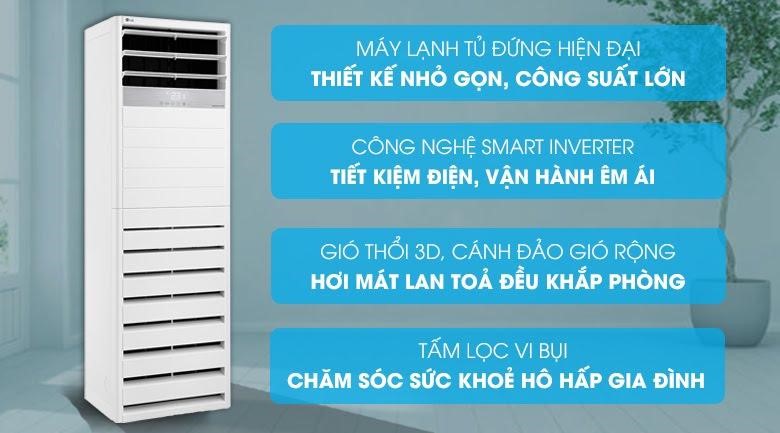 Hướng dẫn mua máy lạnh tủ đứng LG chất lượng, tiết kiệm chi phí