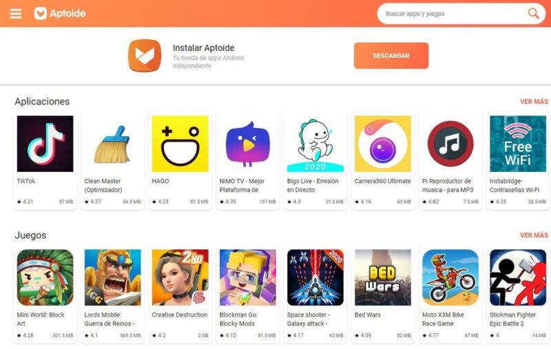 app chơi game miễn phí - Aptoide