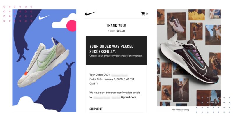 Tiếp thị qua email của Nike
