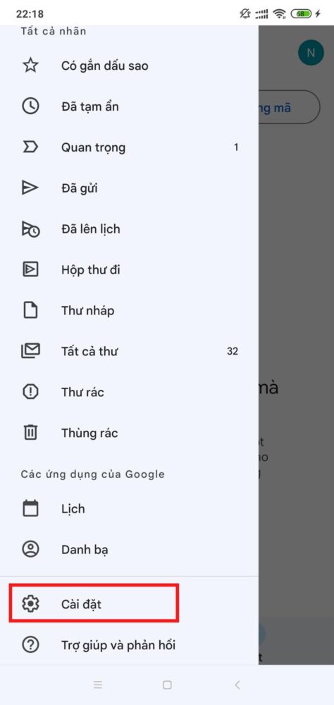 Cách đăng xuất Gmail trên điện thoại khác