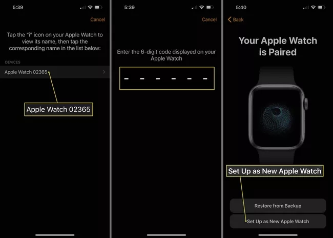 Cách kết nối Apple Watch với iPhone thủ công