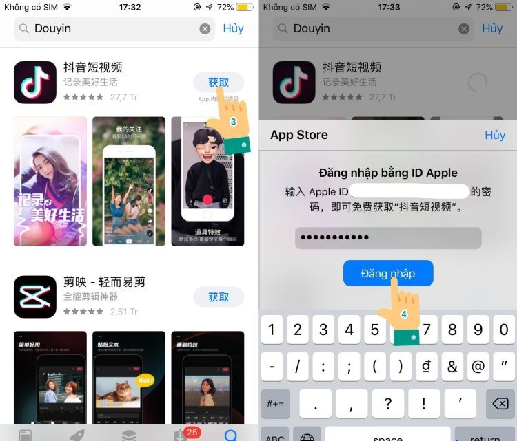 Cách tải Douyin cho iPhone