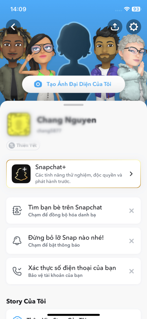 Hồ sơ Snapchat