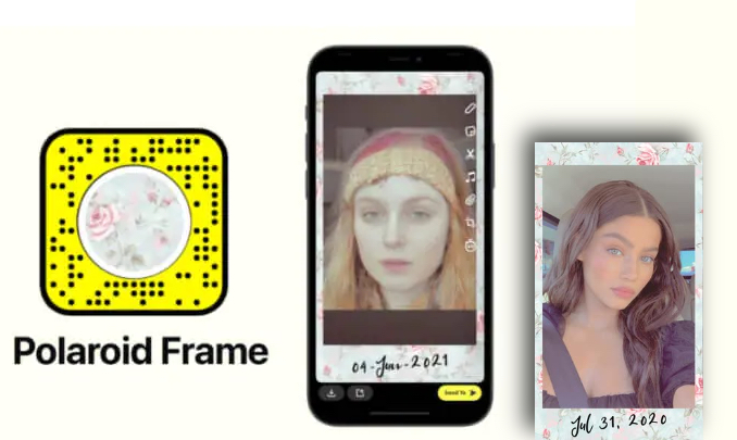 Polaroid Frame - Filter đẹp trên Snapchat