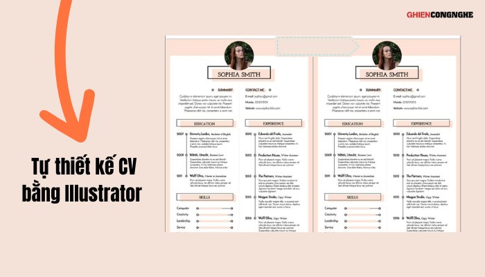Tự thiết kế CV bằng Illustrator – 6 bước đơn giản cho newbie