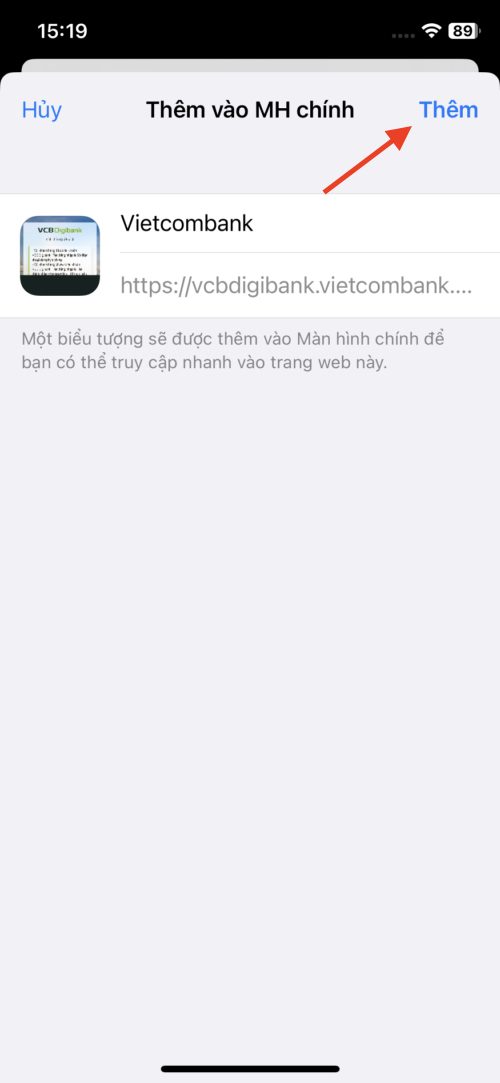 How to login 2 Vietcombank accounts on iPhone