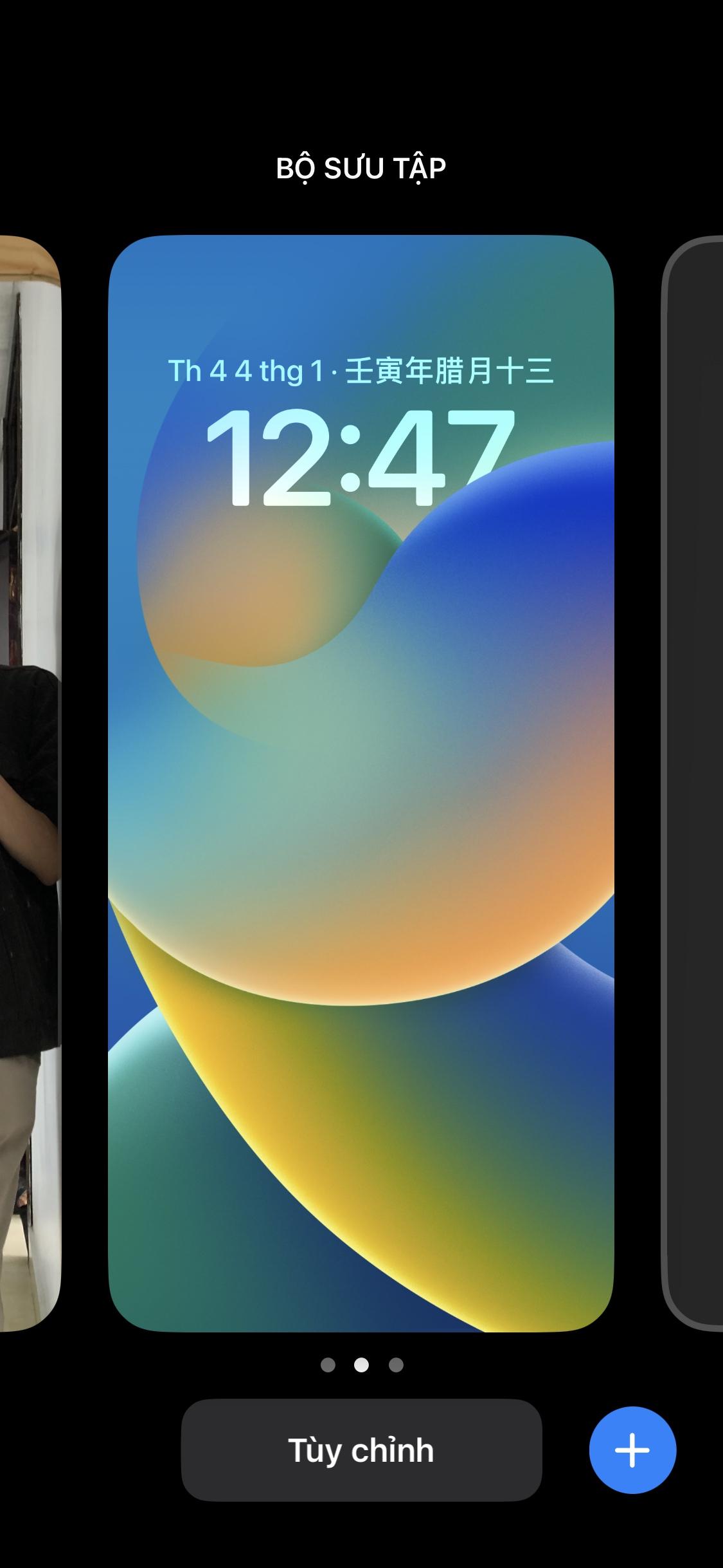 Cách hiển thị lịch âm trên màn hình khóa iPhone