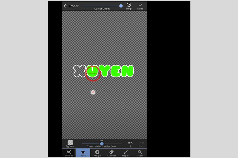 Tạo avatar TikTok tên trong suốt bằng PicsArt và Background Eraser