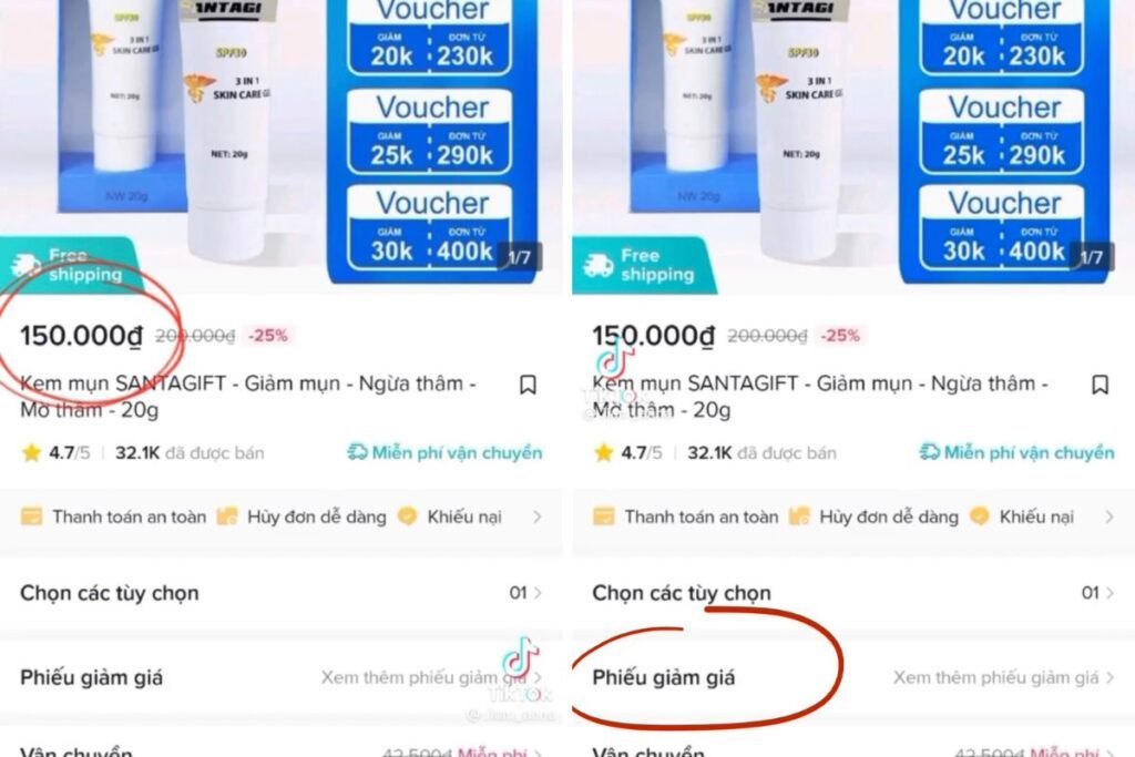 Cách lấy mã freeship của TikTok từ nhà bán hàng