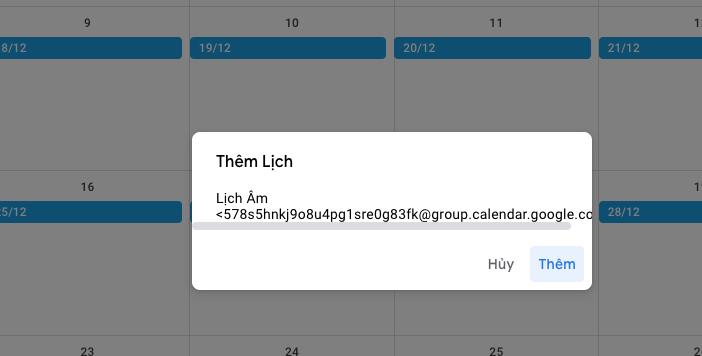 Cài đặt lịch âm dương trên điện thoại Android bằng Google Calendar