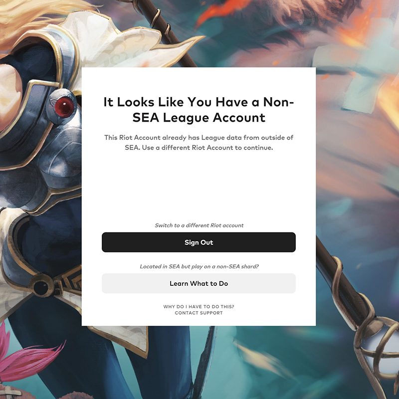 Chuyển tài khoản Garena sang Riot bằng liên kết