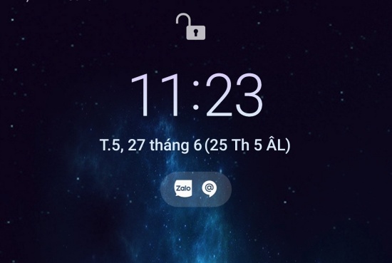 Cách hiển thị lịch âm bên trên screen khóa Android