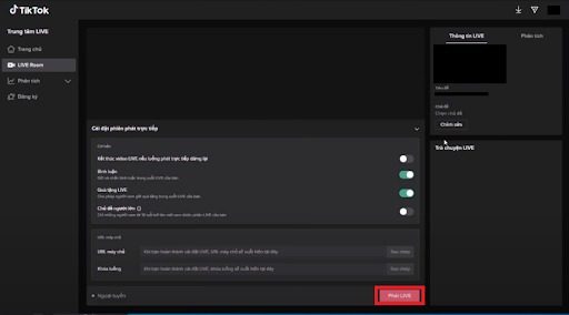 Cách livestream trên PC