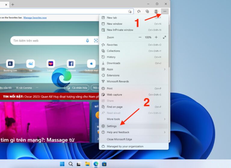 C ch c i t google l m trang ch tr n microsoft edge m i