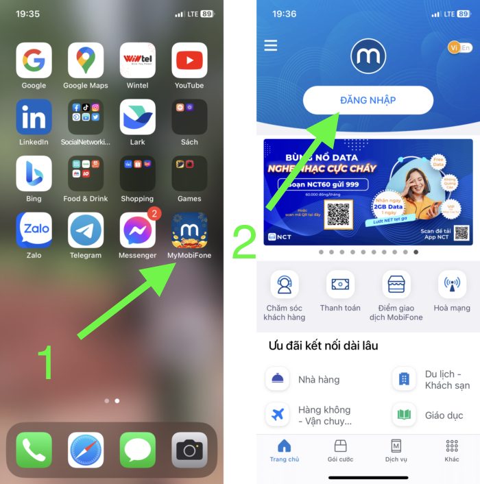Cập nhật thông tin thuê bao mobifone online bằng My MobiFone