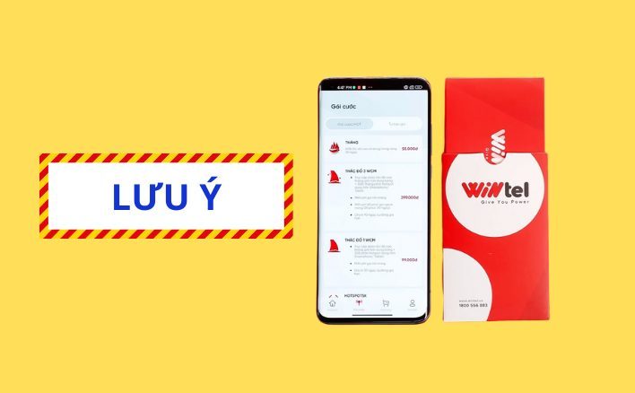 Một số lưu ý khi kích hoạt SIM Wintel 