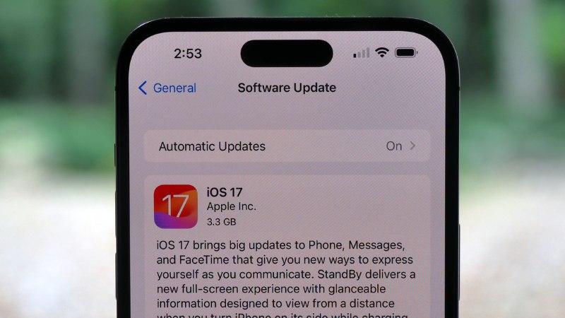 Tắt cập nhật iOS 17 