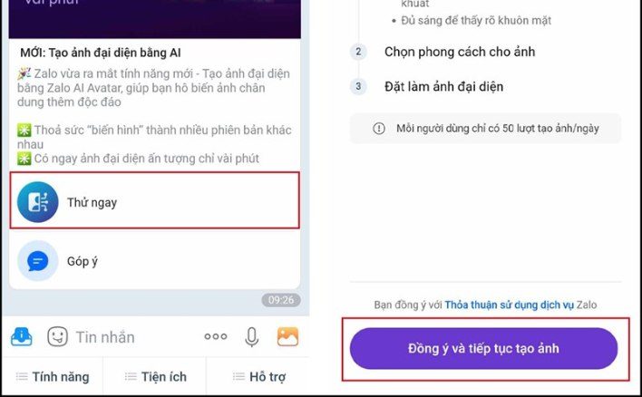 Cách tạo ảnh AI trên Zalo đơn giản